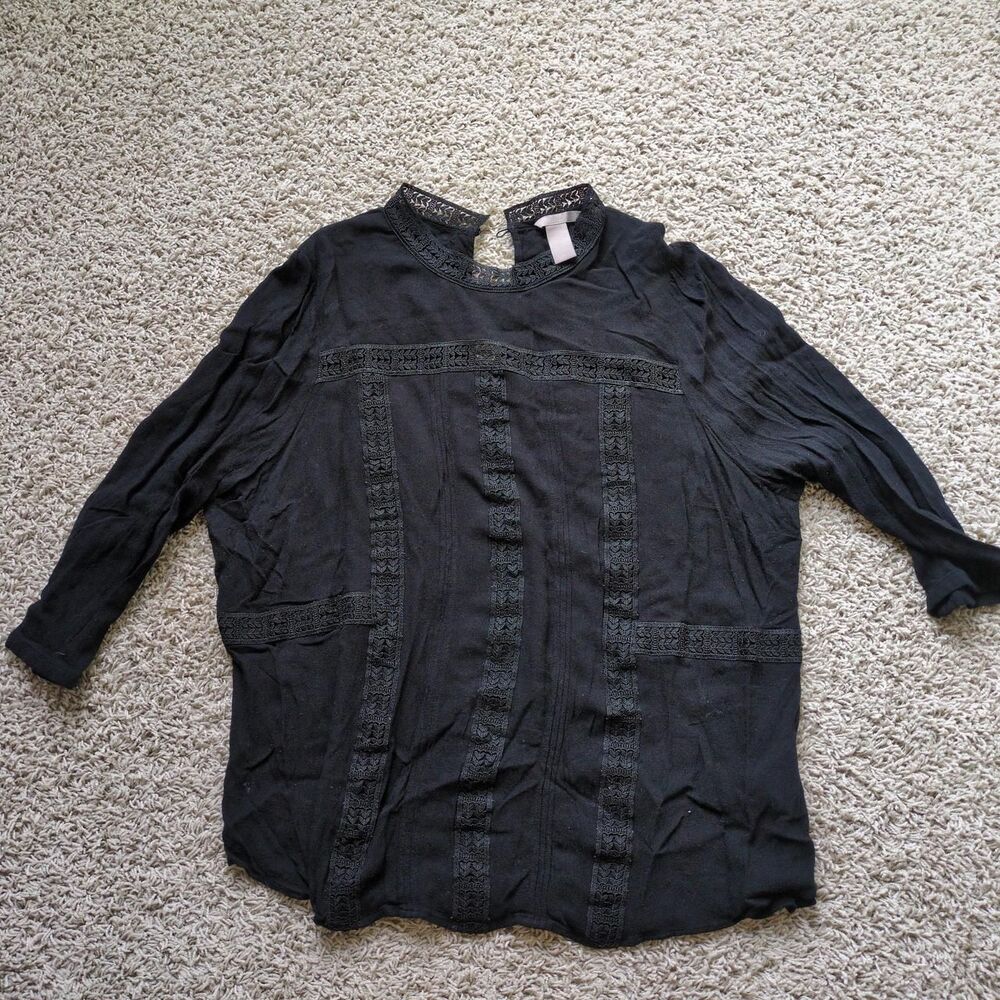 H-m Women's Black Blouse